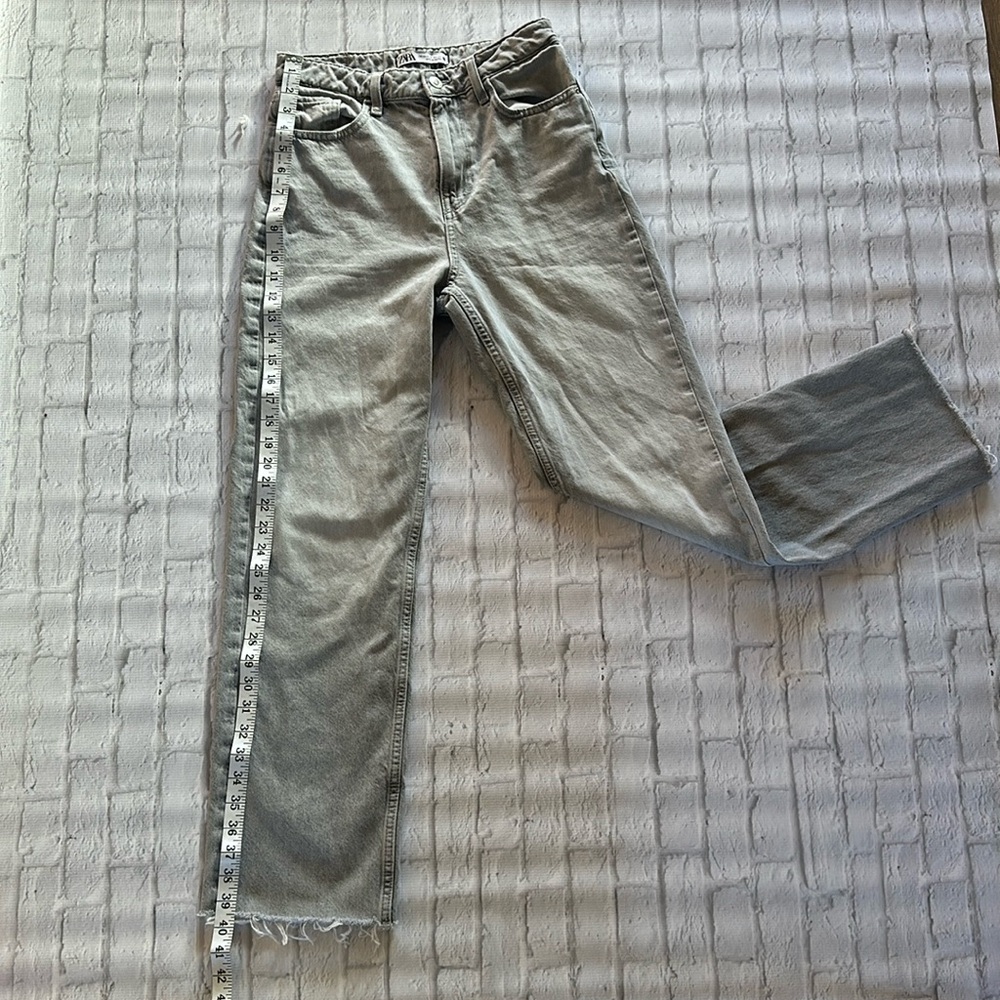 Hi-rise Straight-leg Zara Jeans
